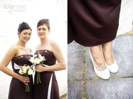 Chocolate Brown Bridesmaids Dresses - South East Wedding Photographer