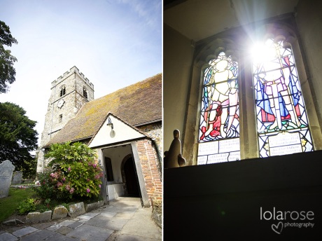 Stained glass windows - West Sussex Wedding Photographer