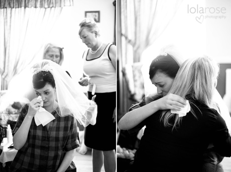 Bride Crying - South East Wedding Photographer